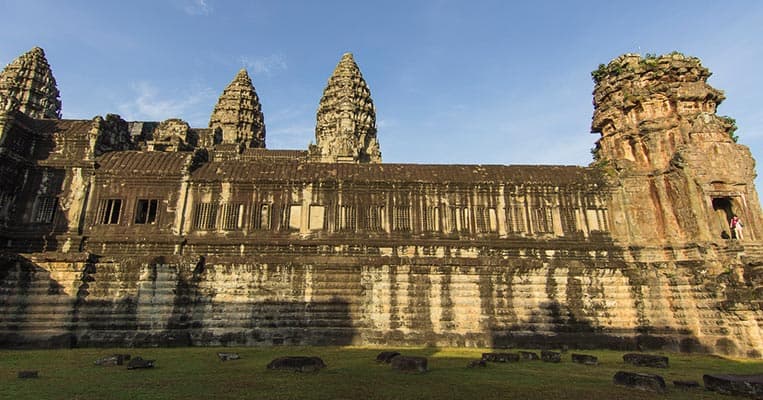 In den Mauern von Angkor