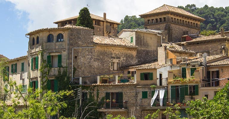 Blick auf Valldemossa