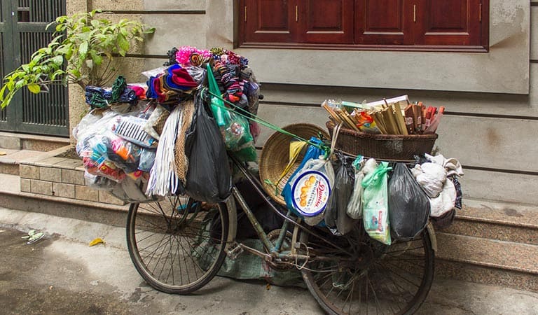 Fahrrad in Hanoi