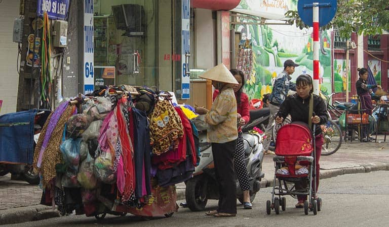 Fahrrad in Hanoi
