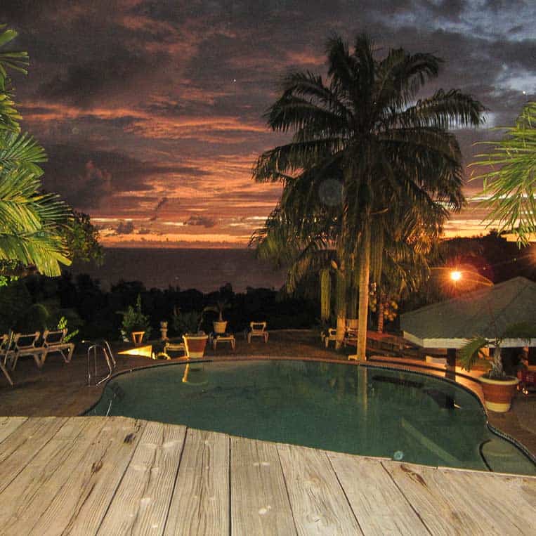 Sonnenuntergang Seychellen
