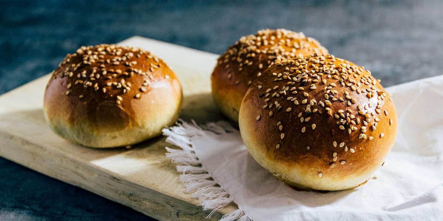 Brioche Burger Buns – Rezept für perfekte Burger Brötchen