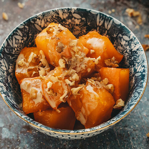 Türkisches Kürbis Dessert – Kabak Tatlisi