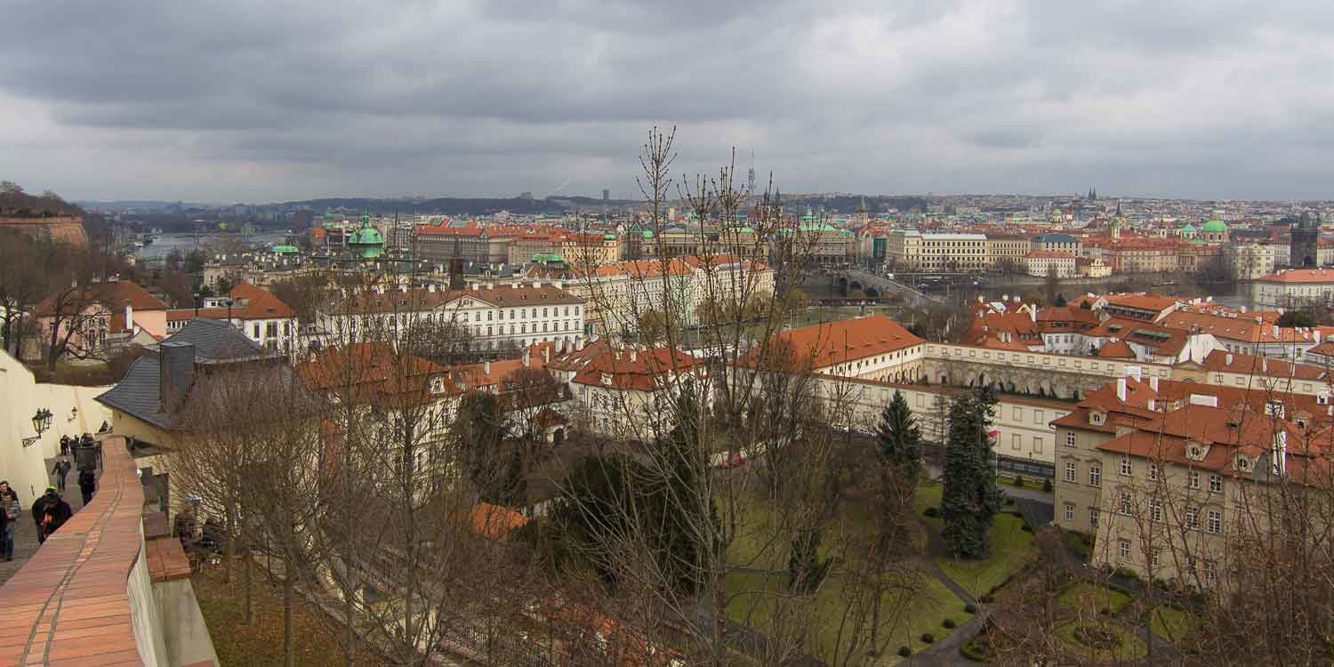 Ausblick auf Prag