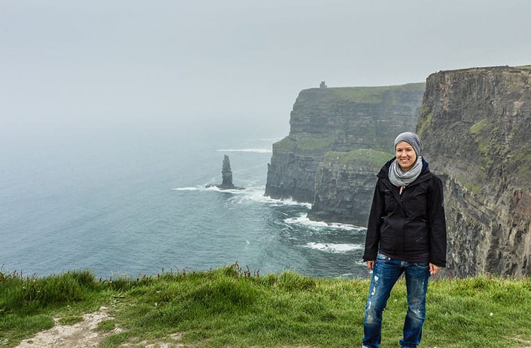 Ich an den Cliffs of Moher