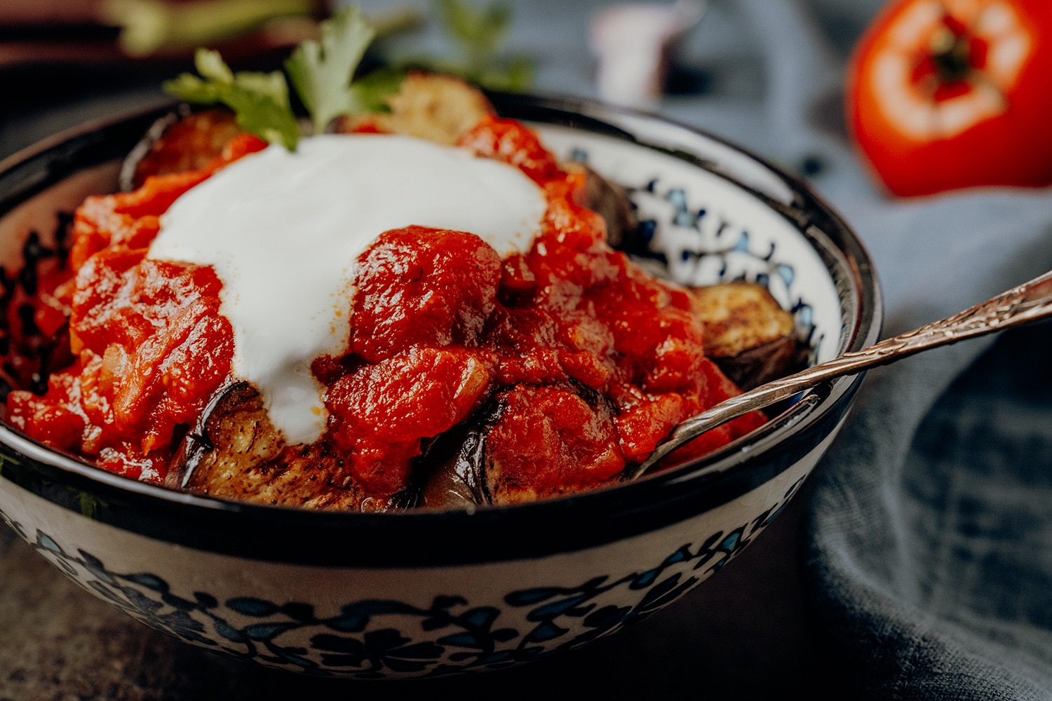 Gebratene Auberginen mit Joghurt – Türkisches Meze Rezept