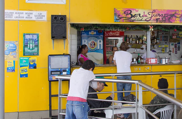 Kiosk in der Favela Morro da Providência
