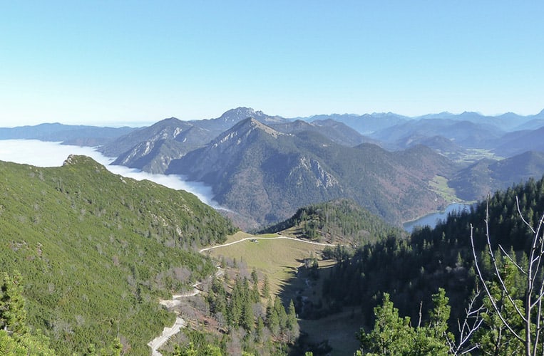 Blick auf den Walchensee