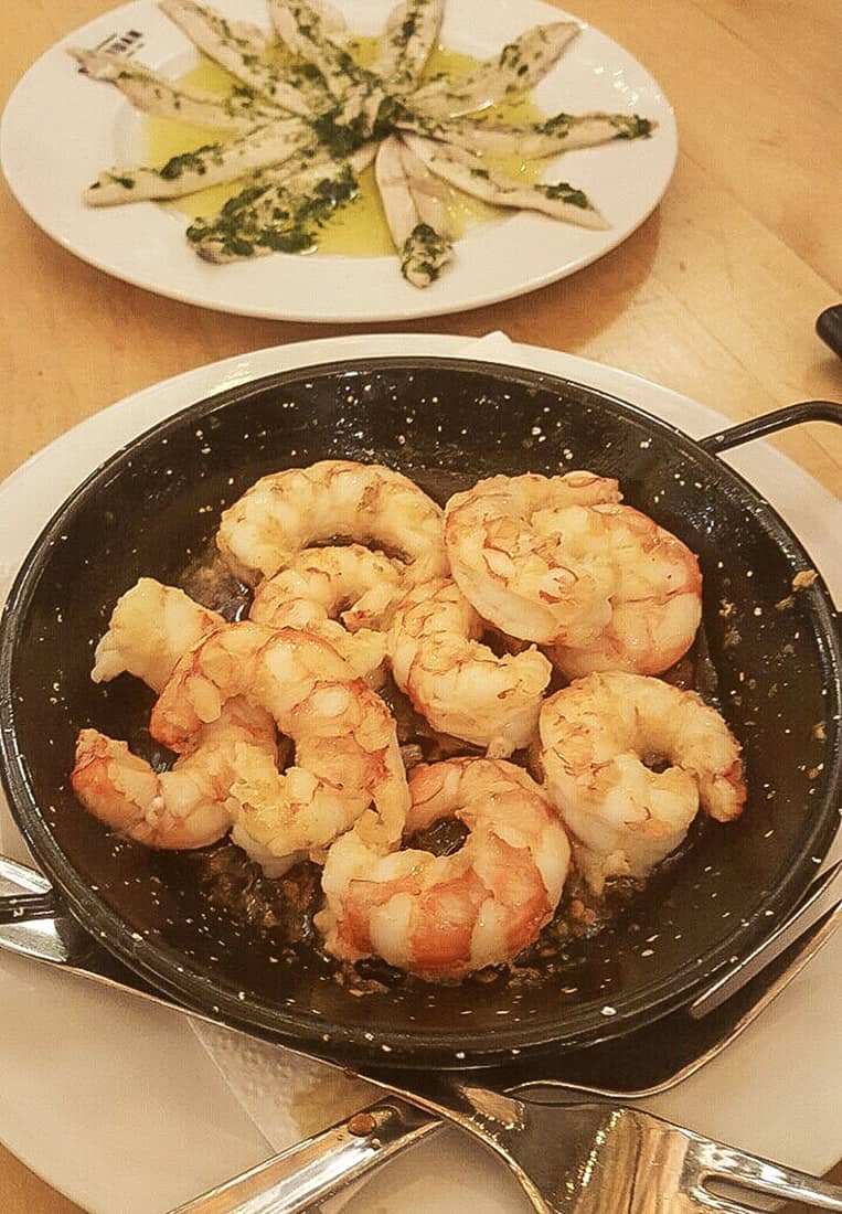 Gambas al ajillo