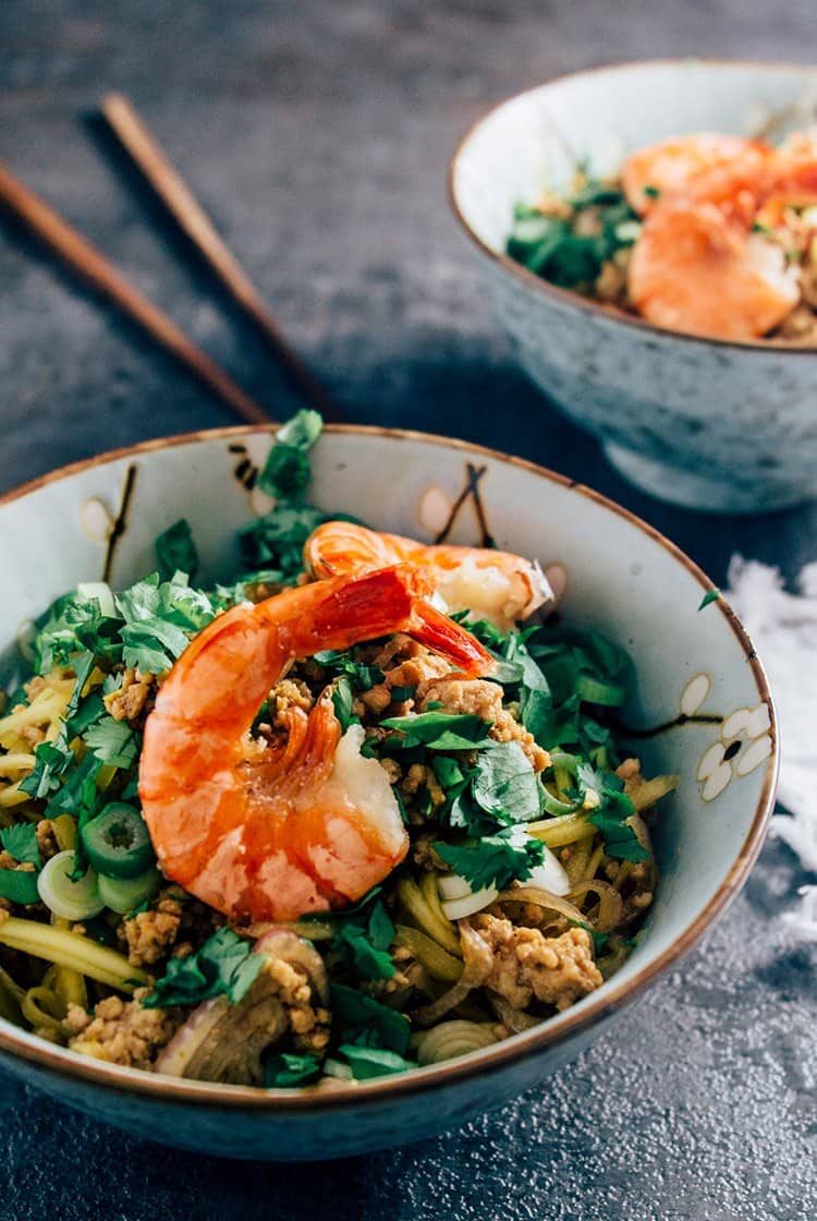 Grüner Mangosalat aus Thailand