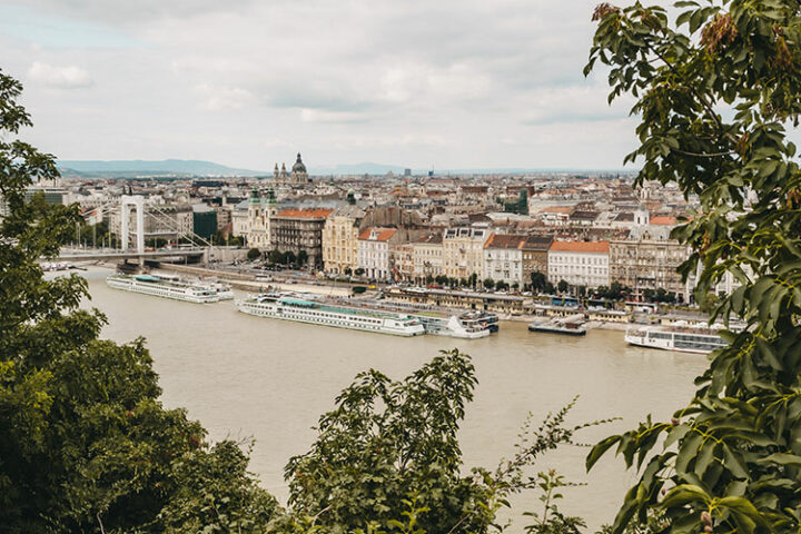 Ausblick vom Gellértberg, Budapest