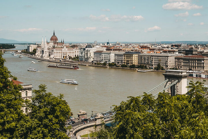 Ausblick vom Gellértberg, Budapest