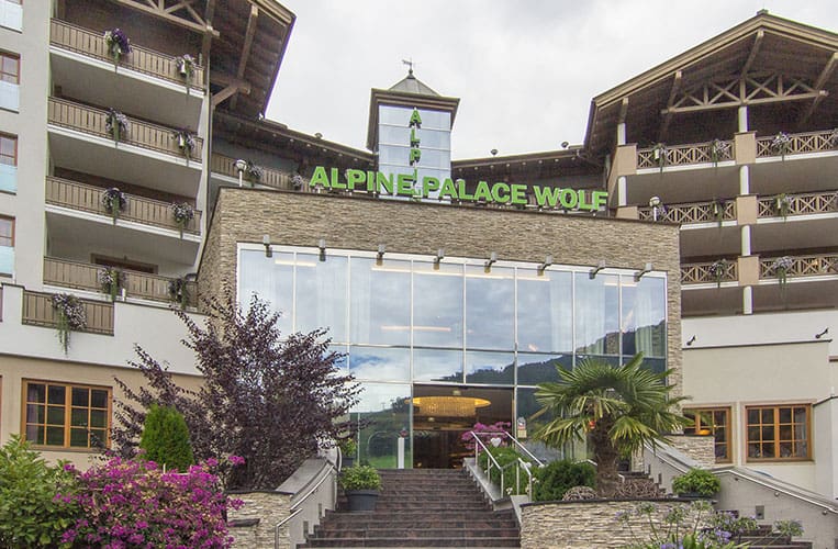 Das Hotel Alpine Palace in Saalbach-Hinterglemm