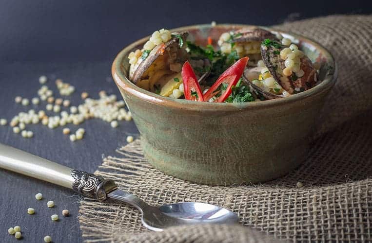 Fregola sarda con le arselle
