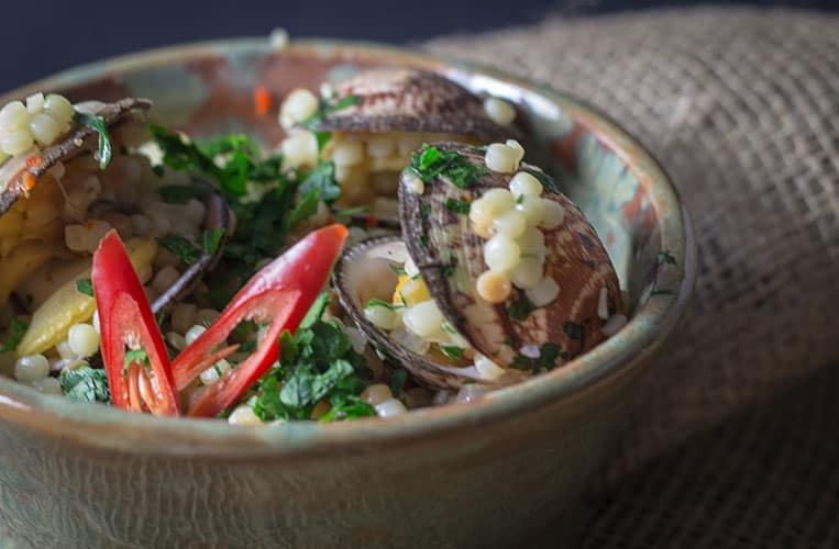 Fregola sarda con le arselle