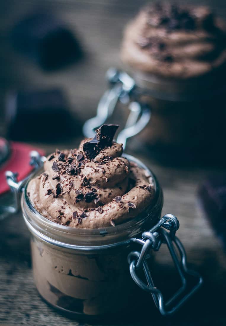Dunkles Toblerone Schokoladenmousse