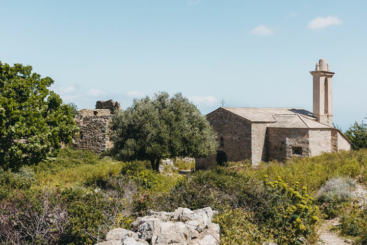 Das verlassenen Dorf Occi, Lumio, Korsika
