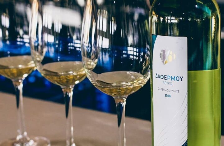 Weinprobe auf dem Dafermou Weingut