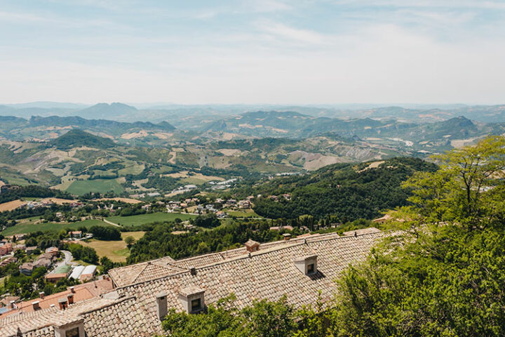 Ausblick über San Marino