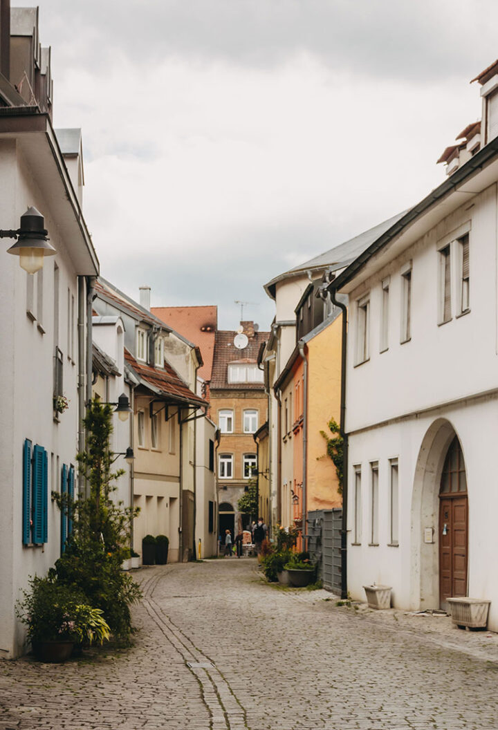 Im Zürch, Altstadt Schweinfurt, Franken, Deutschland