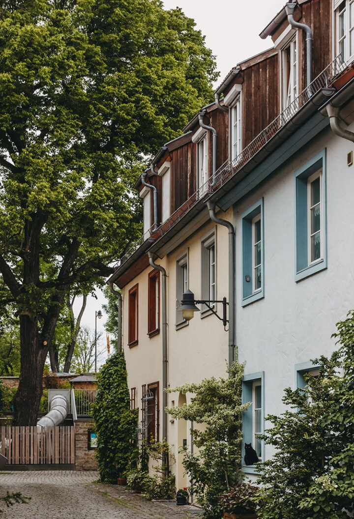 Im Zürch, Altstadt Schweinfurt, Franken, Deutschland