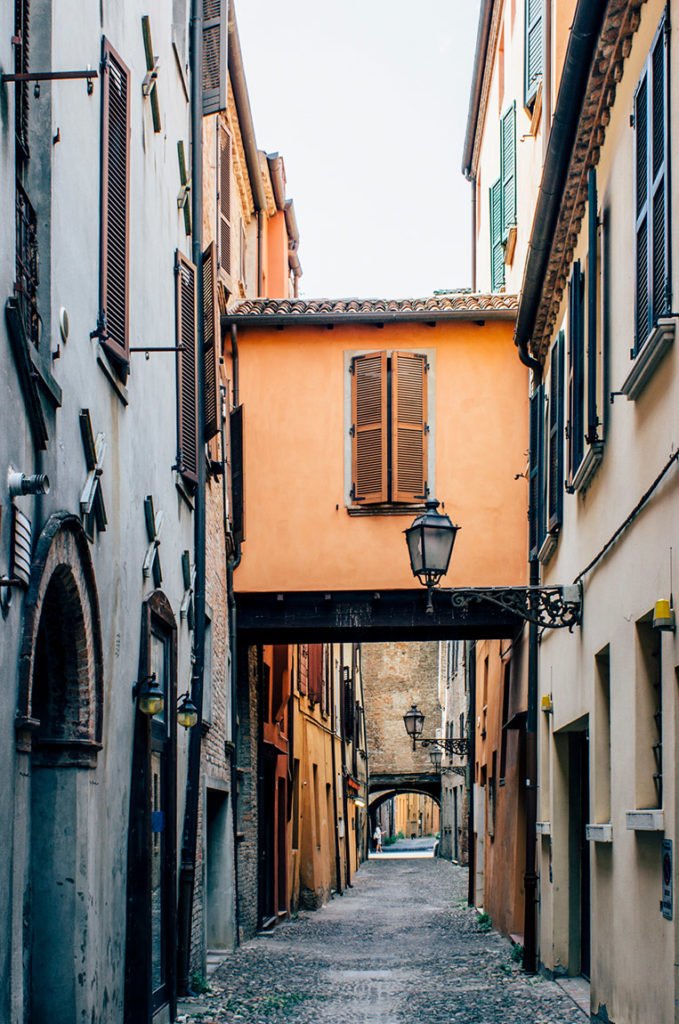 Ferrara per Fahrrad durch die schönsten Gassen der