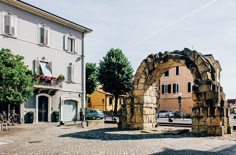 Die Altstadt von Rimini