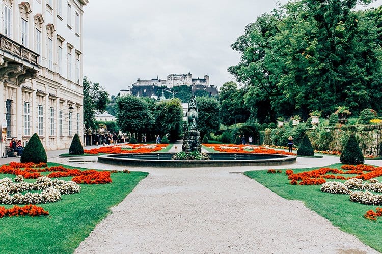 Das Schloss Mirabell und der Mirabellgarten in Salzburg