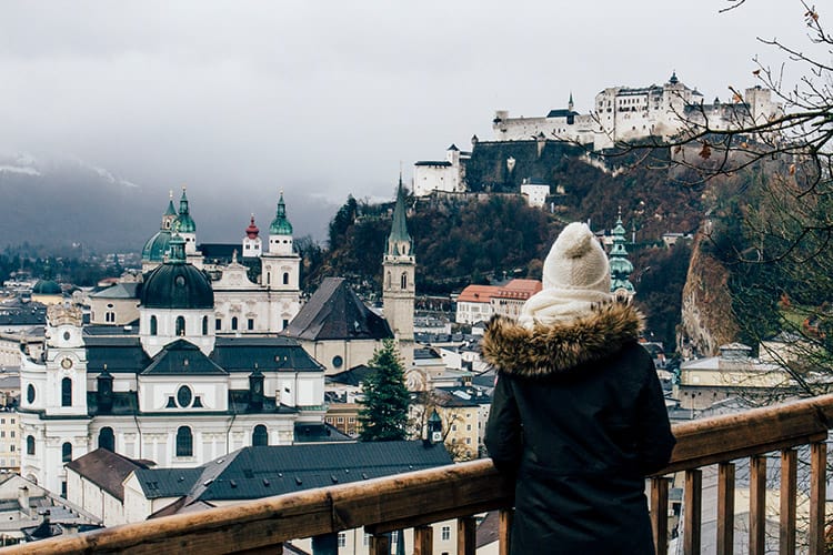 Ausblick vom Mönchsberg