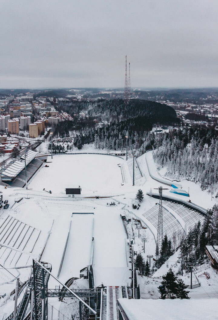 Salpausselkä-Schanze, Lahti, Finnland