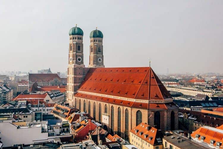 Blick vom Rathaus in München
