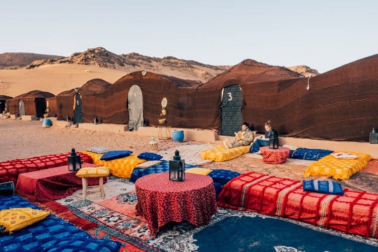 Glamping in der Wüste Marokkos