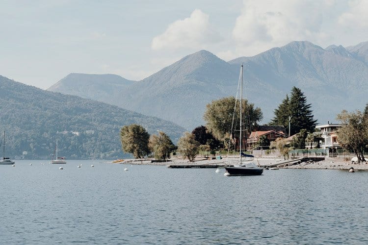Ein Nachmittag mit dem Segelboot auf dem Lago Maggiore