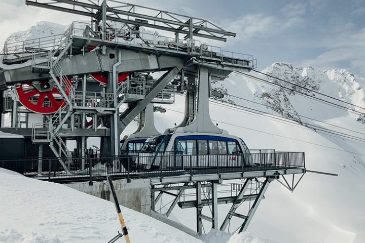 Urdenbahn in Arosa, Schweiz