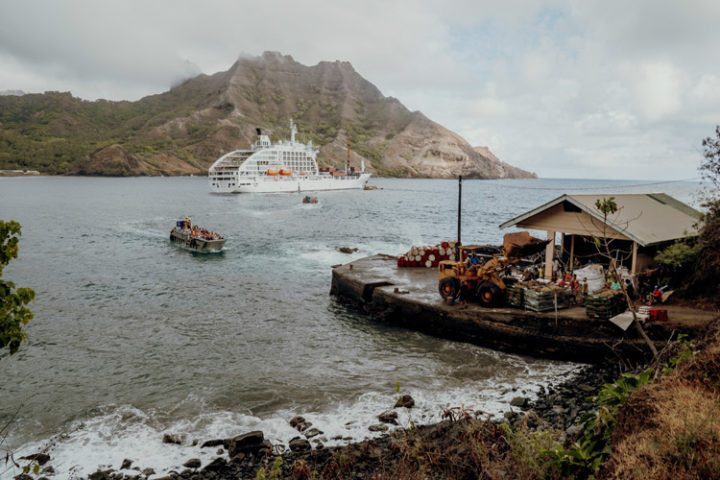 Das Frachtschiff Aranui  – Französisch Polynesien