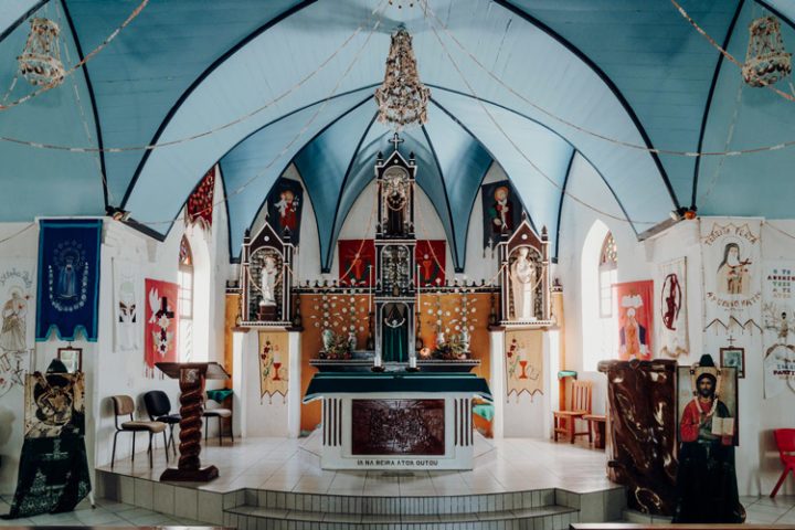  Kirche Fakarava Französisch Polynesien