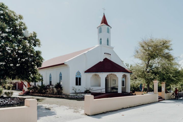  Kirche Fakarava Französisch Polynesien