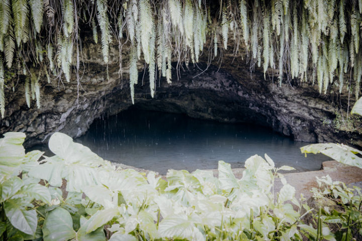 Grottes de Mara’a Tahiti Französisch Polynesien