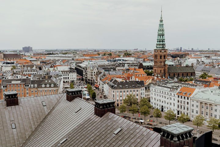Den Ausblick vom Turm von Christiansborg genießen