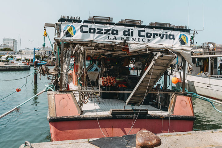 Hafen Cervia, Italien