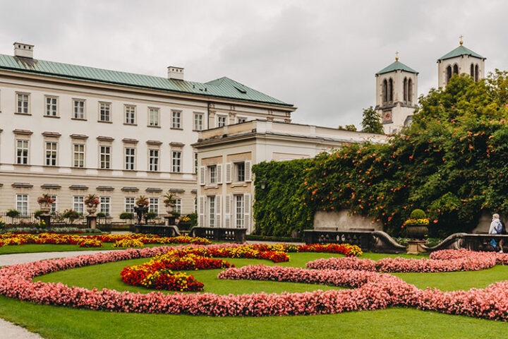 Das Schloss Mirabell und der Mirabellgarten in Salzburg