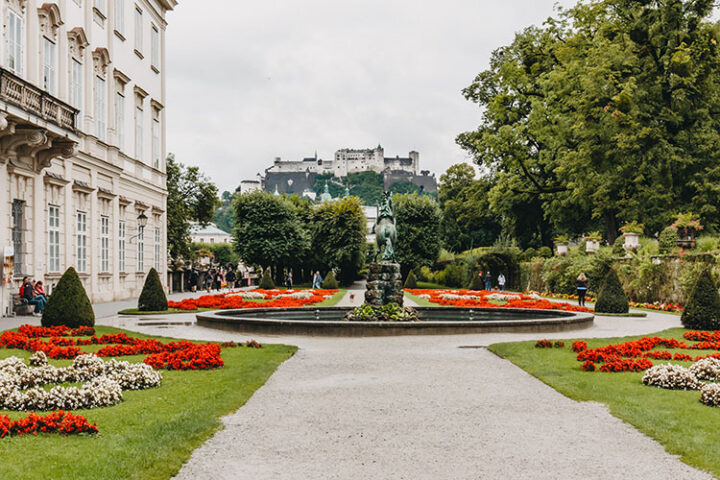 Das Schloss Mirabell und der Mirabellgarten in Salzburg