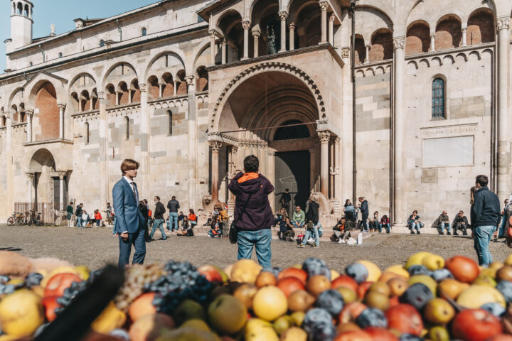 Piazza Grande, Modena, Italien