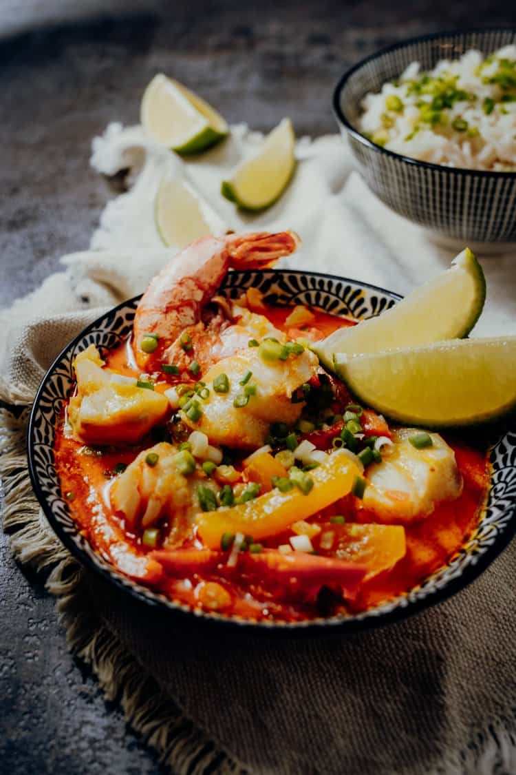 Moqueca baiana Rezept– Brasilianischer Fischeintopf