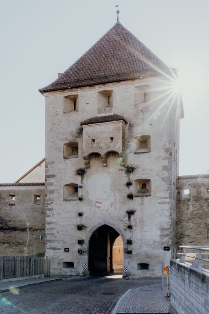 Das mittelalterliche Städtchen Glurns Vinschgau Südtirol