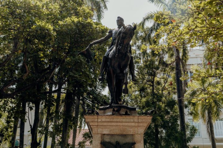 Die Plaza de Bolívar Cartagena