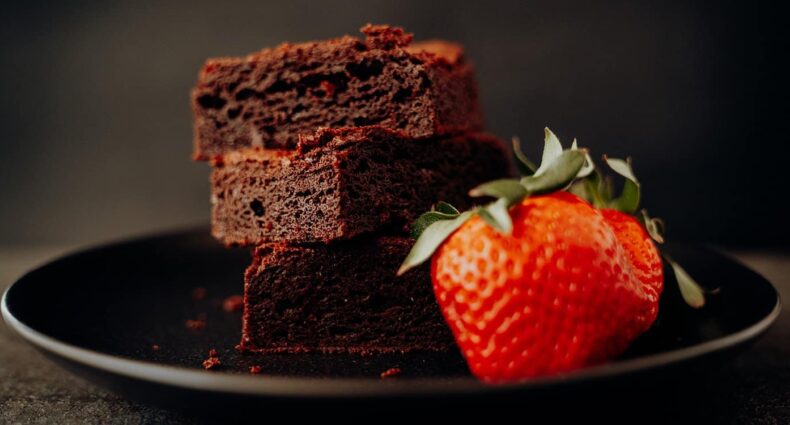 Amerikanische Chocolate Fudge Brownies