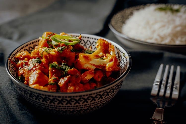 Aloo Gobi Masala - indisches Kartoffel-Blumenkohl-Curry