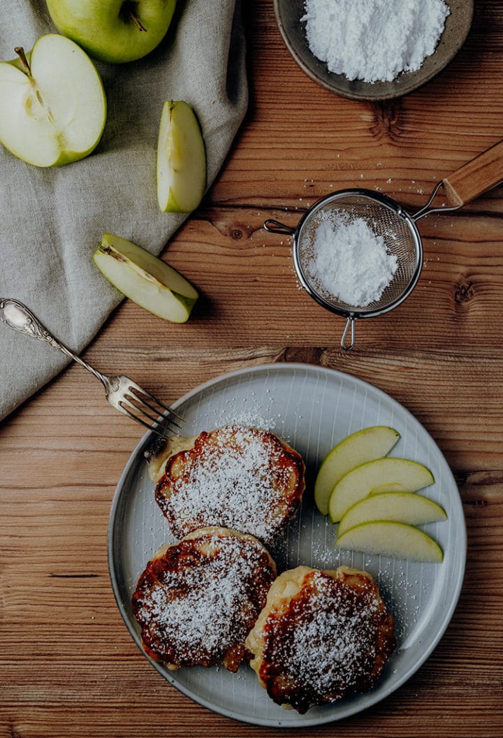 Racuchy – Rezept für Polnische Apfel-Pfannkuchen