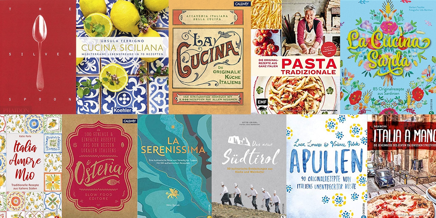 11 italienische Kochbücher, die in Deiner Küche nicht fehlen sollten